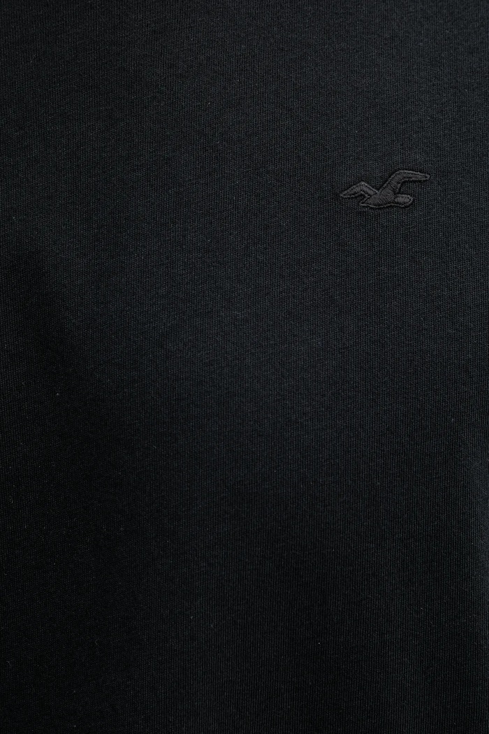 Pamut póló Hollister Co. fekete KI324.5149.900