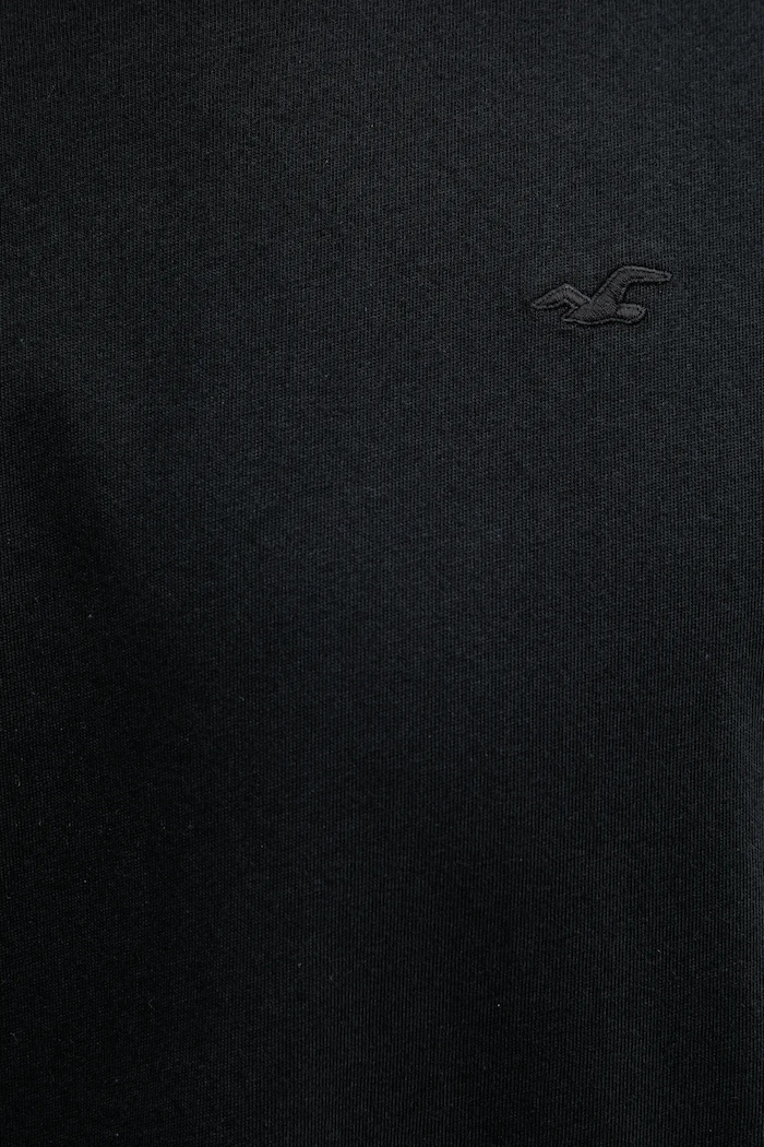 Pamut póló Hollister Co. fekete KI324.5149.900