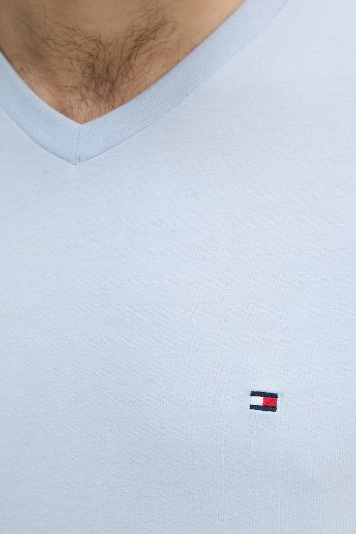 Tommy Hilfiger tricou bărbătesc din bumbac MW0MW39249 albastru