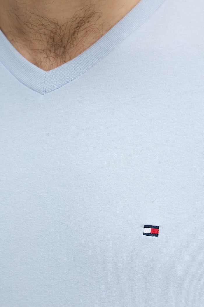Tommy Hilfiger tricou bărbătesc din bumbac MW0MW39249 albastru