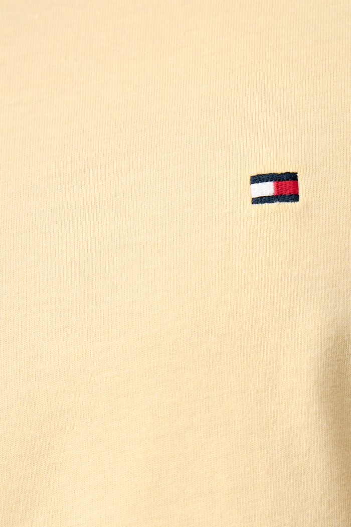 T-shirt męski bawełniany Tommy Hilfiger żółty MW0MW39249