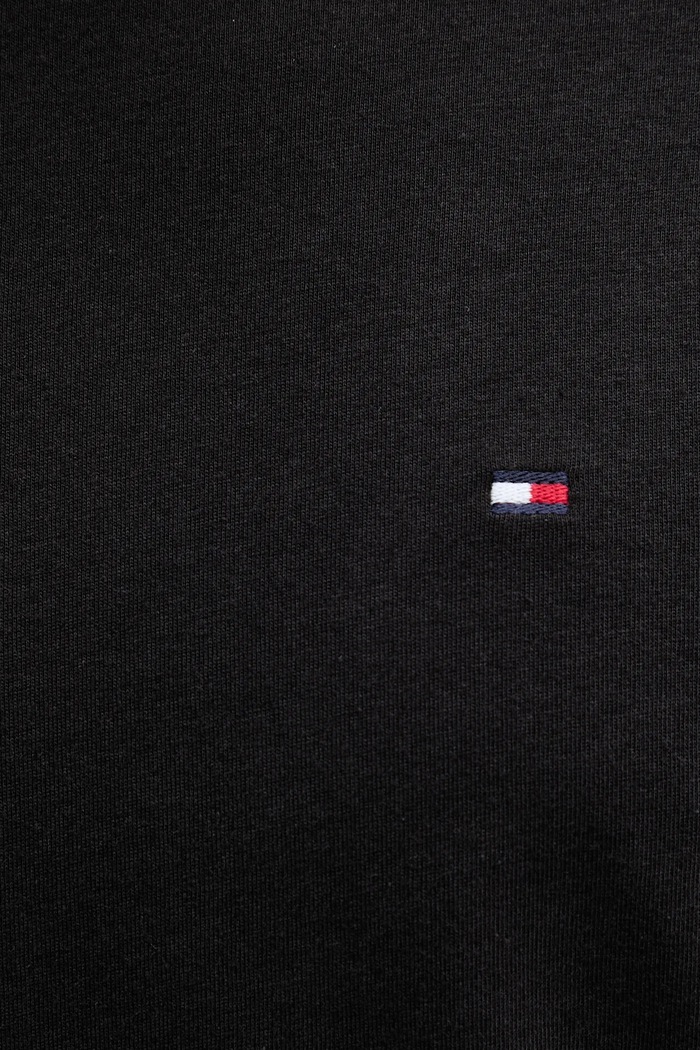 Tommy Hilfiger tricou bărbați de bumbac negru MW0MW39249