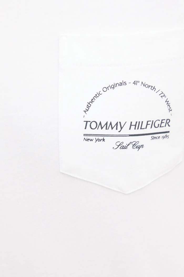 Pamučna majica Tommy Hilfiger MW0MW38623 bijela