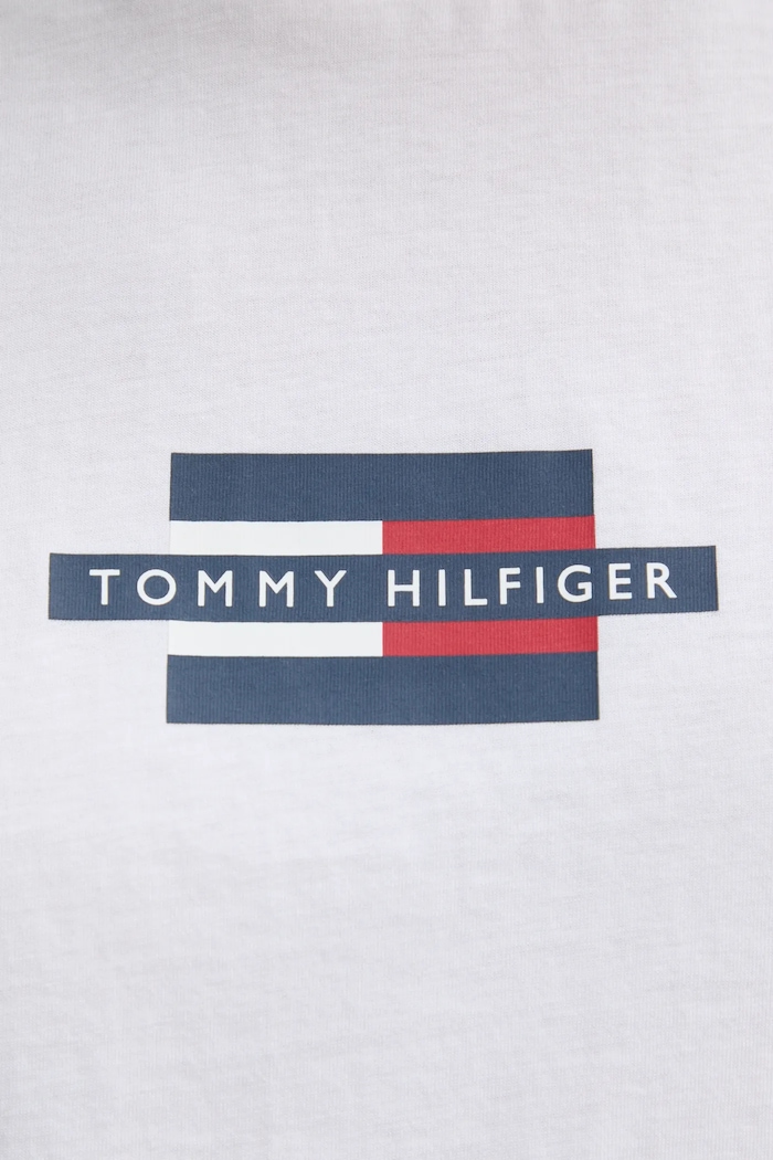 Pamučna majica Tommy Hilfiger MW0MW38636 bijela