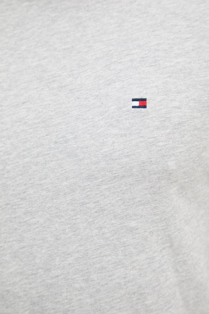 Tommy Hilfiger tričko pánske bavlnené MW0MW39995 sivá