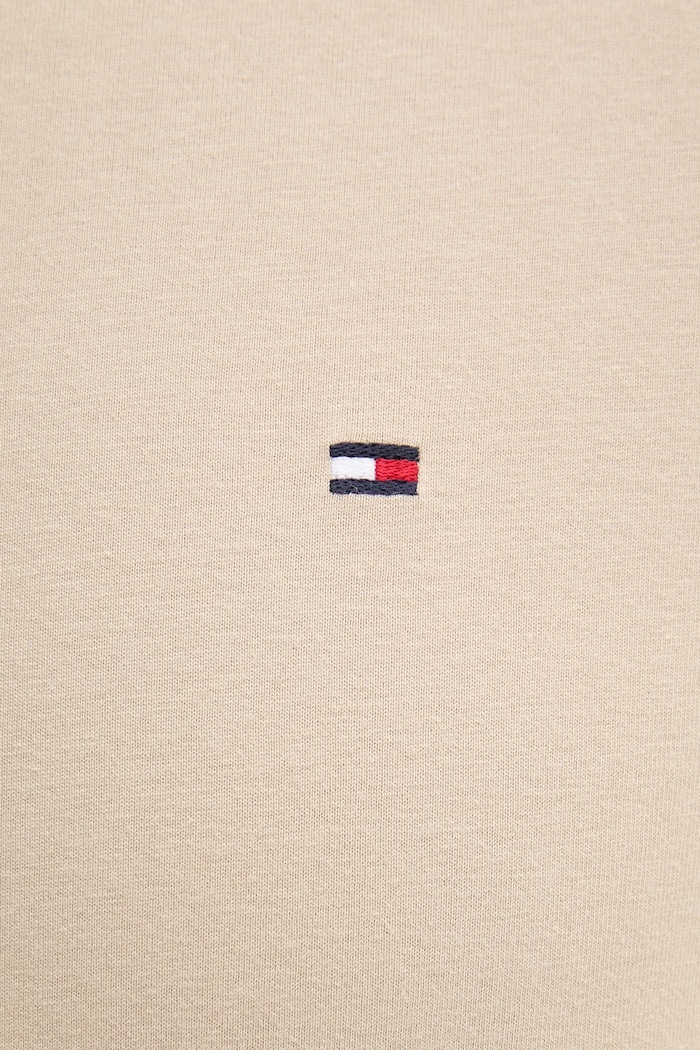 Tommy Hilfiger tričko pánske bavlnené béžová MW0MW39995