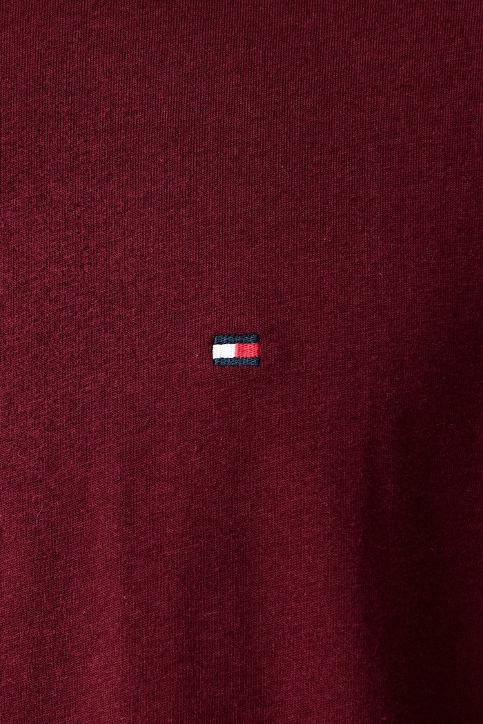 T-shirt męski bawełniany Tommy Hilfiger MW0MW39995 bordowy