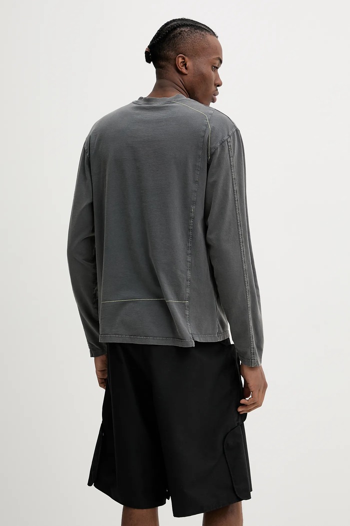 Odzież A-COLD-WALL* longsleeve bawełniany ACWMTS207 szary