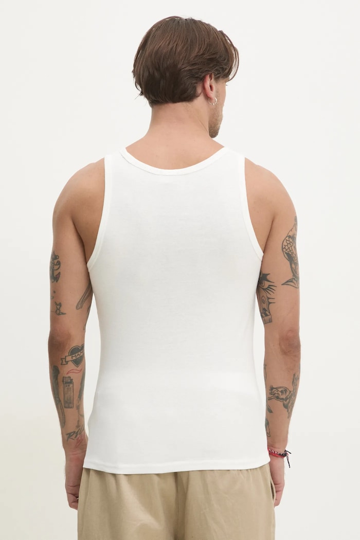 Tommy Jeans top pánsky bavlnený 2-pak DM0DM20769 tmavomodrá