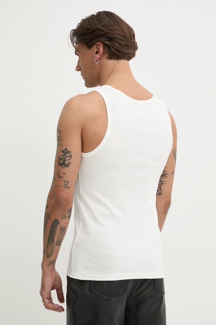 Tommy Jeans topy pánske bavlnené 2-pack DM0DM20769 čierna