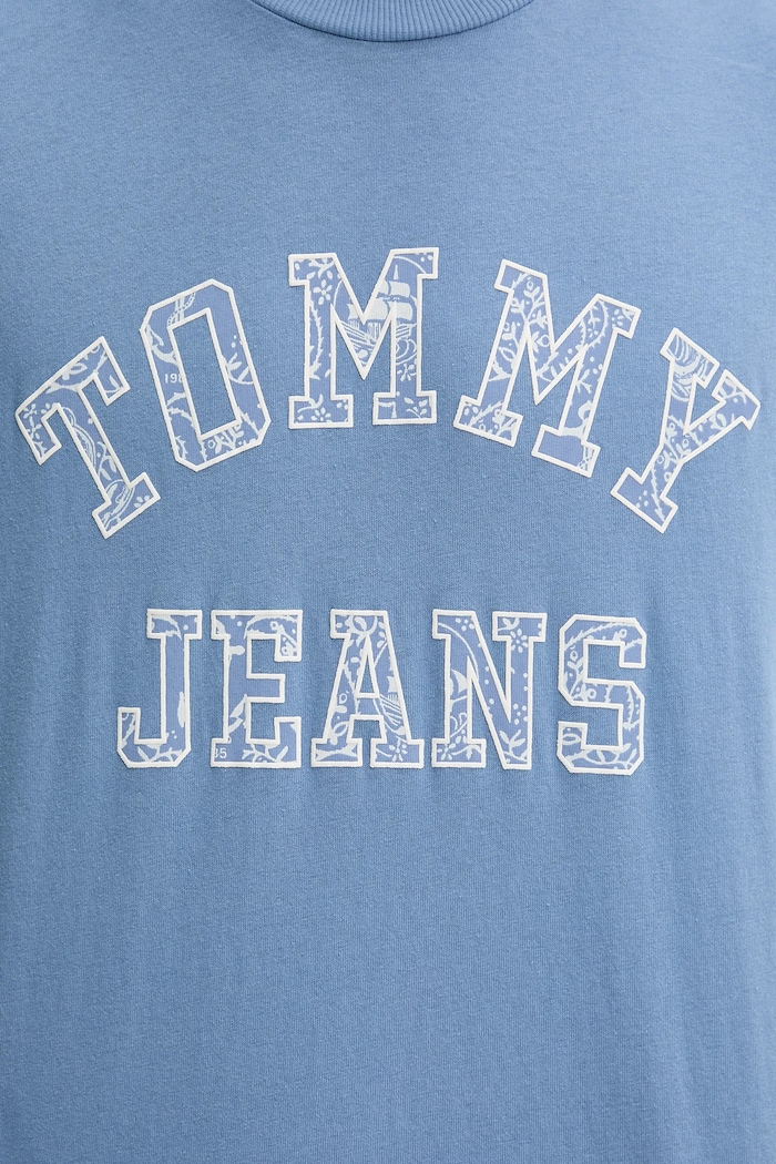 Pamučna majica Tommy Jeans DM0DM20773 plava