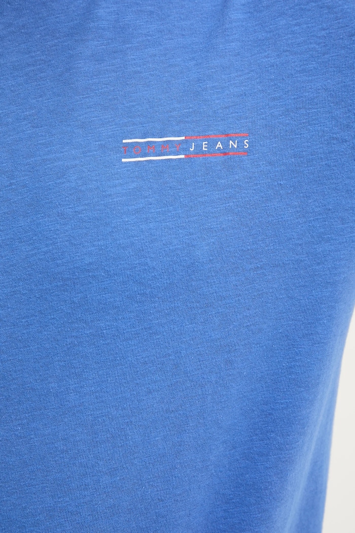 Tommy Jeans t-shirt bawełniany fioletowy DM0DM21303