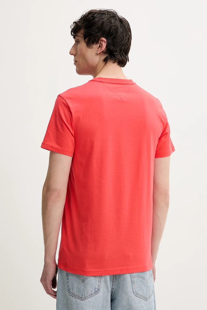 Oblečení Bavlněné tričko Tommy Jeans DM0DM21863 oranžová