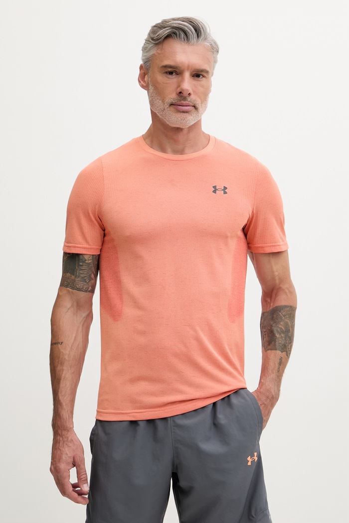 Under Armour tréningové tričko pánske Vanish Seamless oranžová 1382801