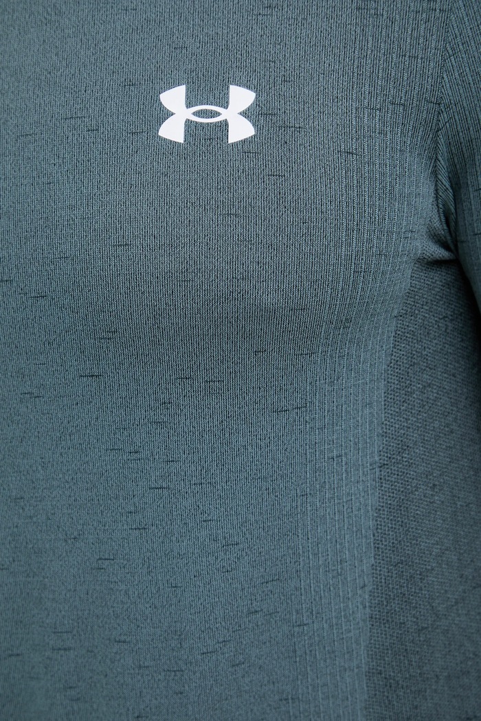 Under Armour tréningové tričko pánske Vanish Seamless 1382801 tyrkysová