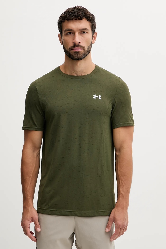 Under Armour tricou de antrenament bărbați Vanish Seamless verde 1382801