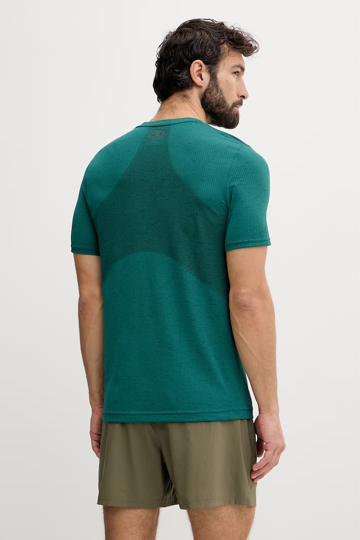 Under Armour тениска за трениране мъжка Vanish Seamless 1382801 зелен SS26