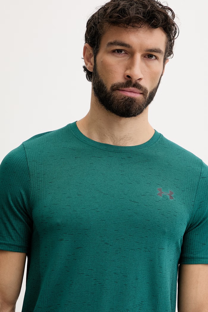 Дрехи Under Armour тениска за трениране мъжка Vanish Seamless 1382801 зелен