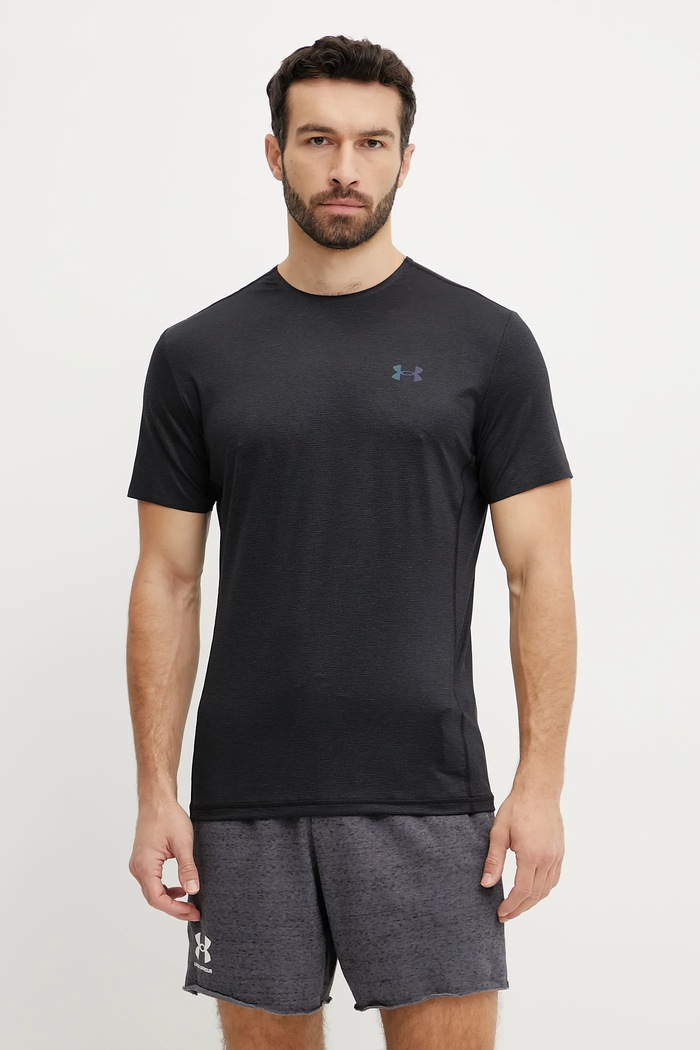 Majica kratkih rukava za trening Under Armour Vanish Elite bez uzorka crna 1383669
