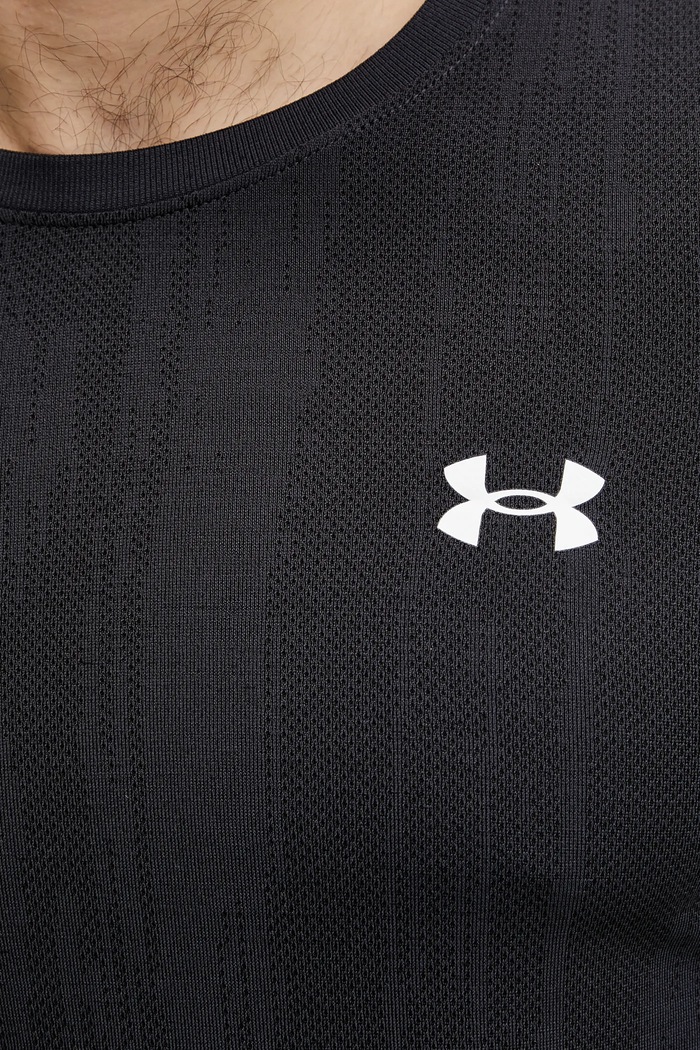 Majica kratkih rukava za trening Under Armour Vanish Seamless 1388129 mornarsko plava