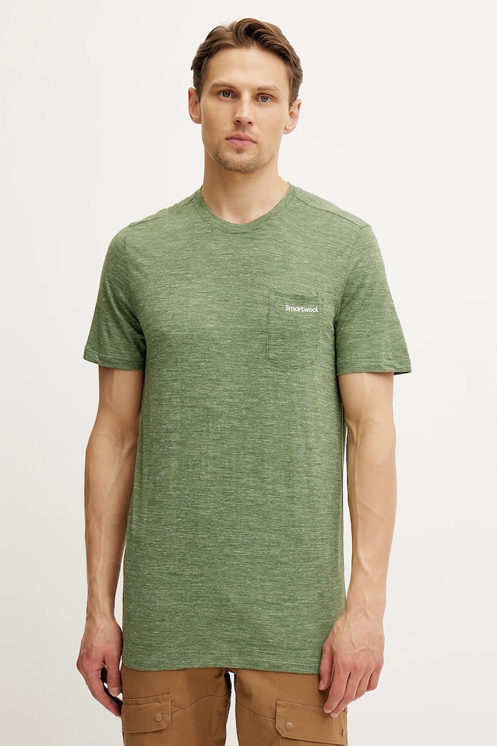 Îmbrăcăminte Smartwool tricou sport SW002758 verde