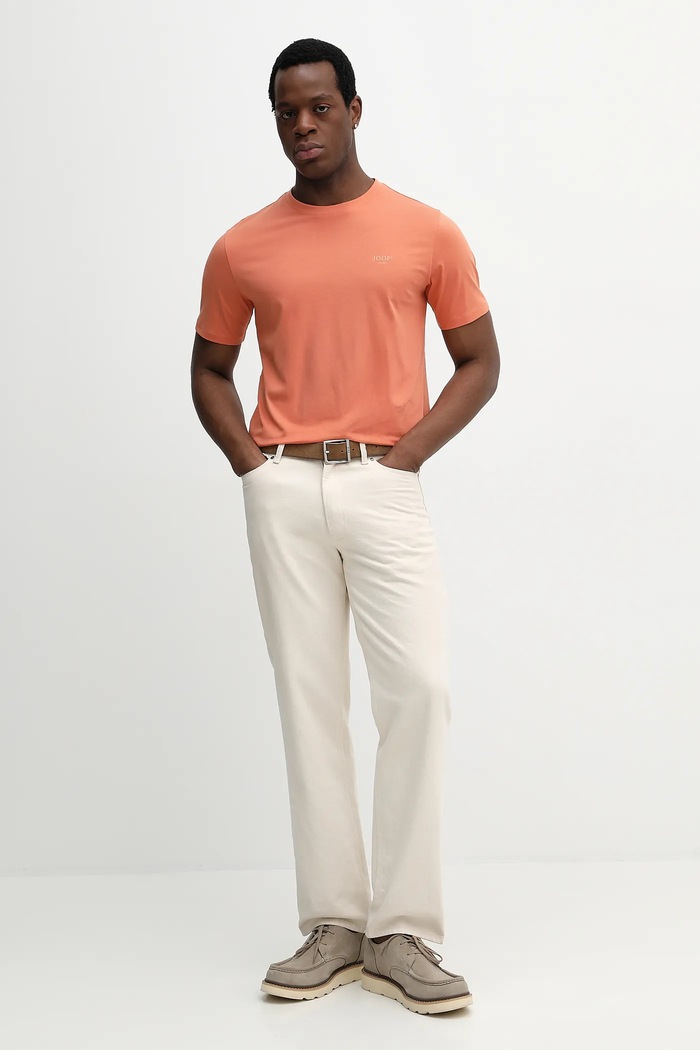 Joop! tricou din bumbac 30045926 portocaliu SS26