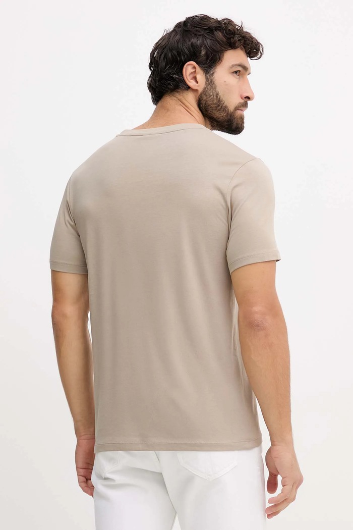 Ρούχα Joop! T-shirt ανδρικό βαμβακερό 30045926 μπεζ