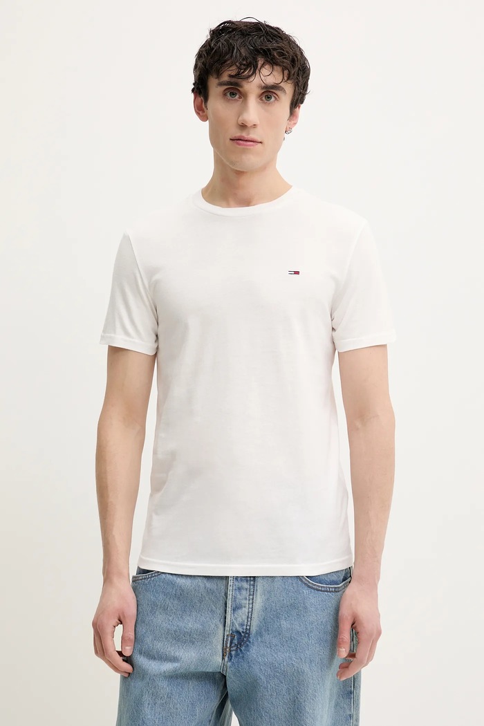 Tommy Jeans basic férfi pamut póló 2-es csomag DM0DM20687 lila SS26