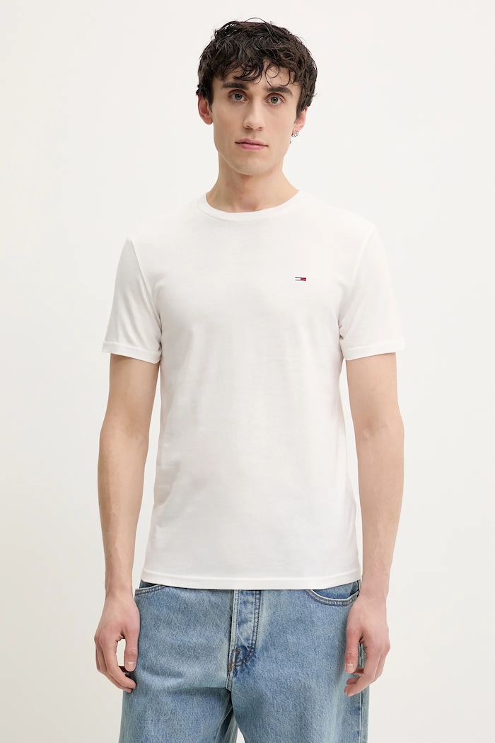 Tommy Jeans basic férfi pamut póló 2-es csomag DM0DM20687 lila SS26