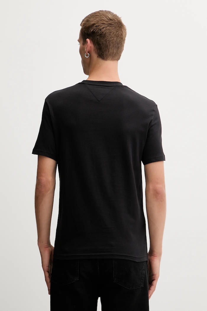Tommy Jeans basic tričko pánske bavlnené 2-balenie tmavomodrá DM0DM20687