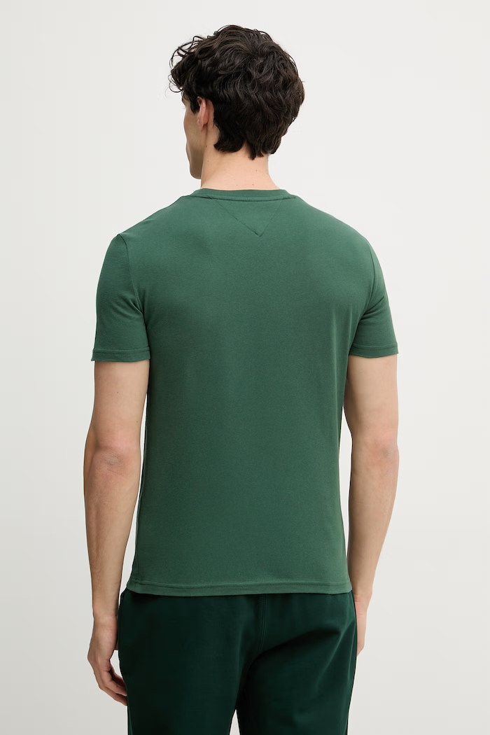 Tommy Jeans basic tričko pánske bavlnené 2-balenie DM0DM20687 zelená