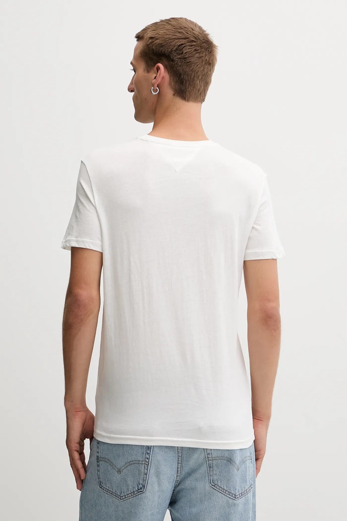 Tommy Jeans tričko pánske bavlnené 3-pak DM0DM21579 tmavomodrá