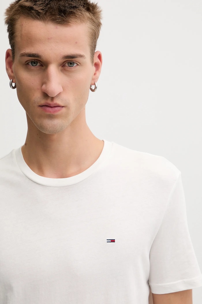 Tommy Jeans tričko pánske bavlnené 3-pak DM0DM21579