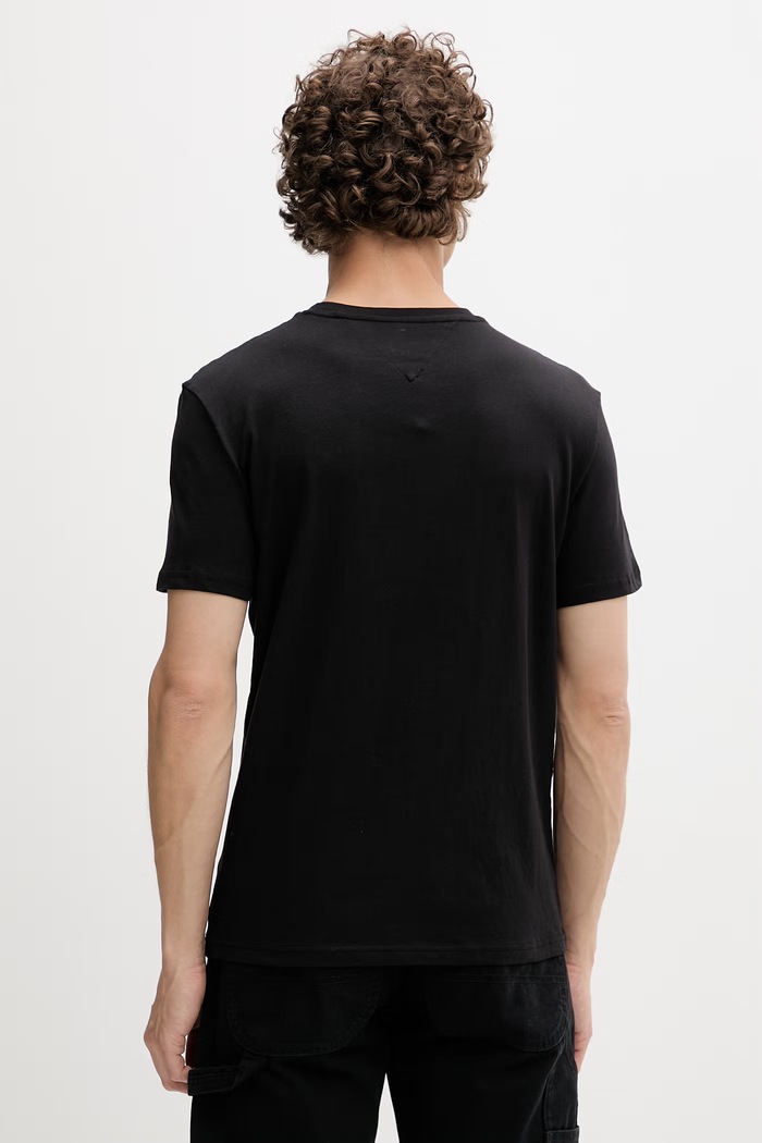 Îmbrăcăminte Tommy Jeans tricou bărbătesc din bumbac pachet de 3 DM0DM21579 negru
