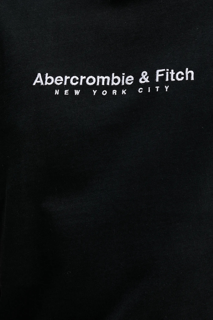Abercrombie & Fitch t-shirt bawełniany KI175.5130.900 czarny