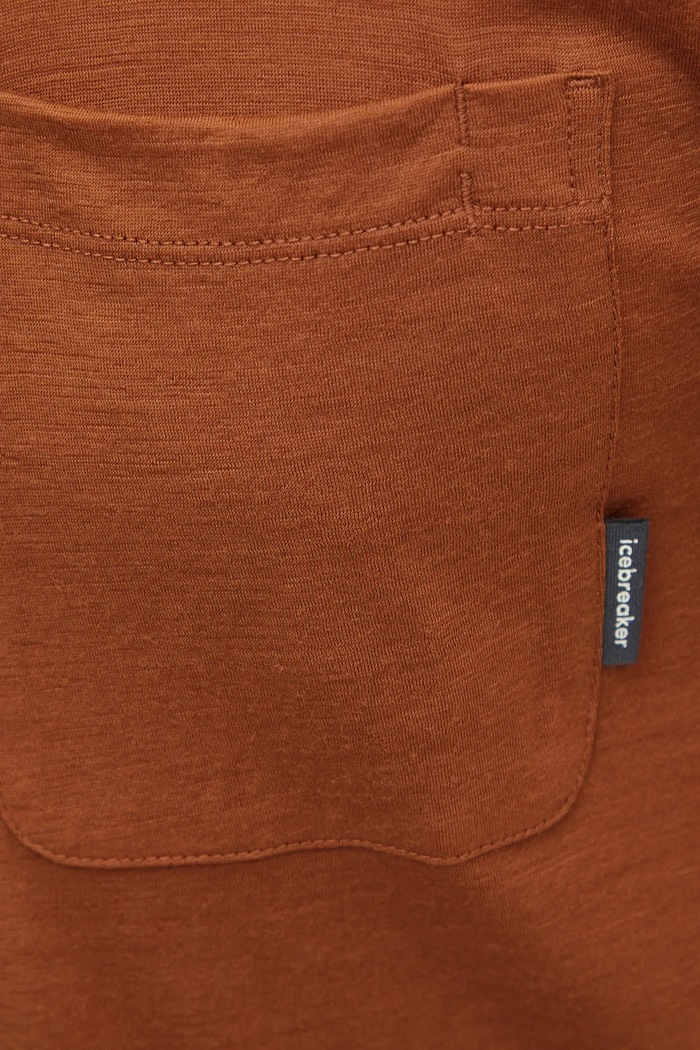 Icebreaker t-shirt sportowy Merino 150 Tech Lite IB0A56WH0B01 pomarańczowy