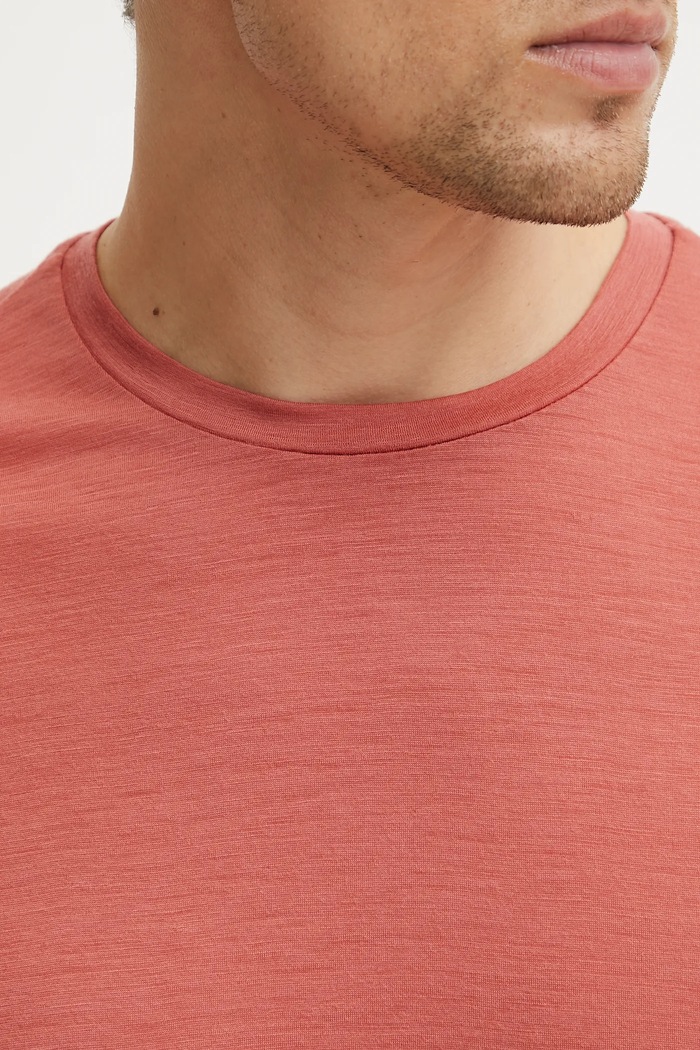 Icebreaker t-shirt sportowy Merino 150 Tech Lite IB0A56WL0B61 pomarańczowy