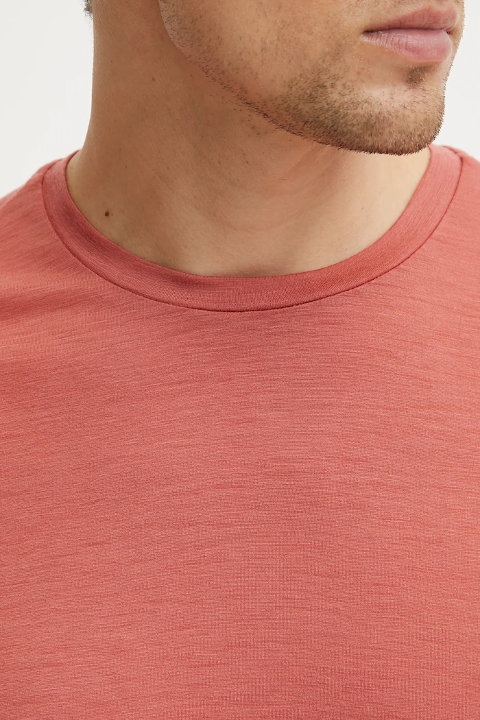 Icebreaker t-shirt sportowy Merino 150 Tech Lite IB0A56WL0B61 pomarańczowy