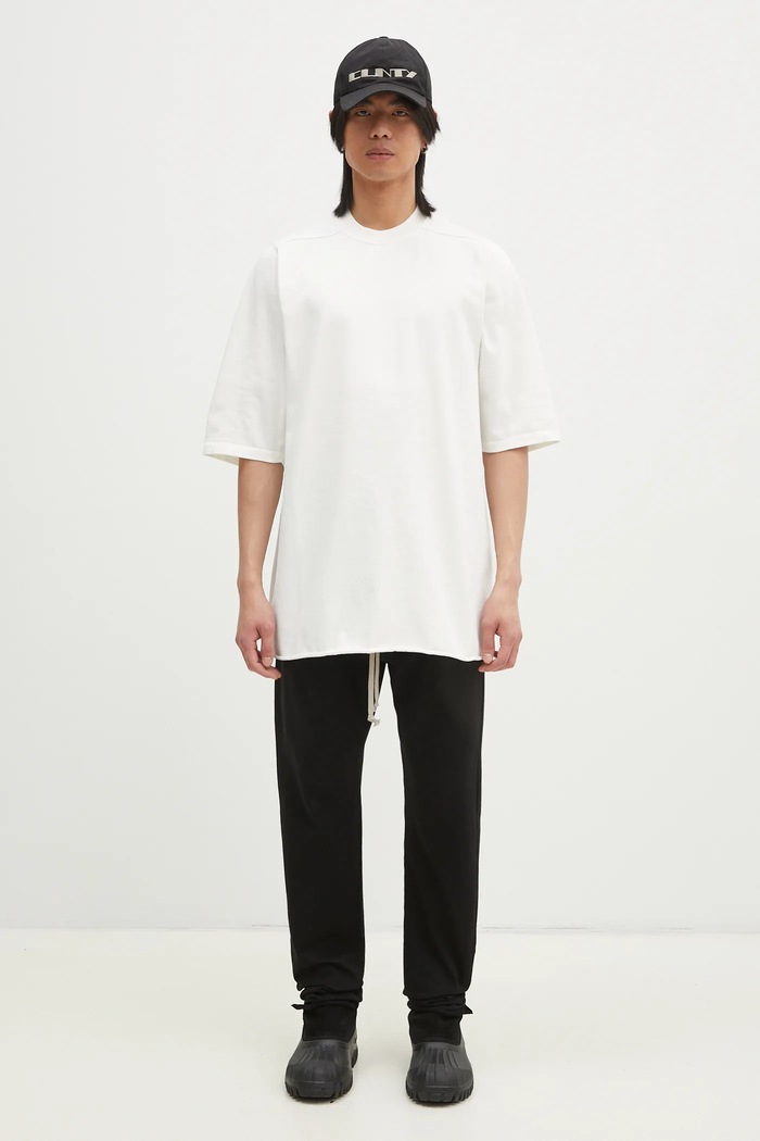 Rick Owens cotton t-shirt Jumbo Ss T DU01E3274.RIG beige