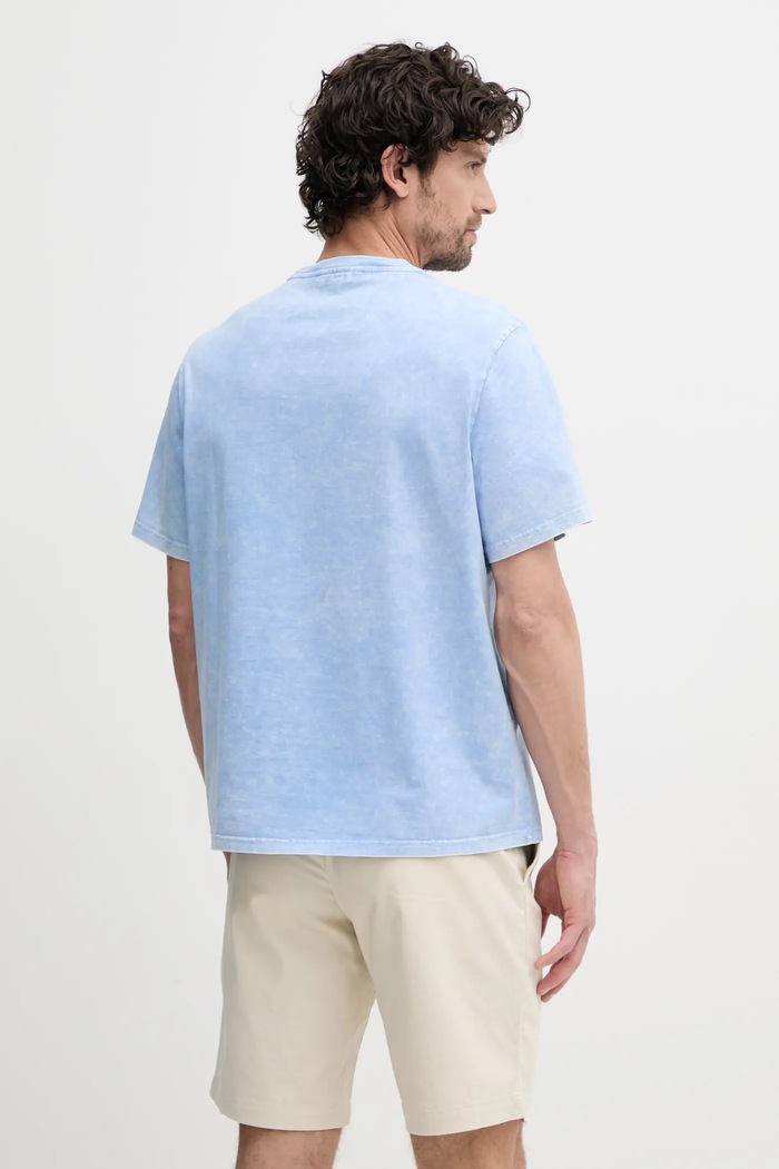 Odzież Michael Kors t-shirt bawełniany CS552I11V2 niebieski