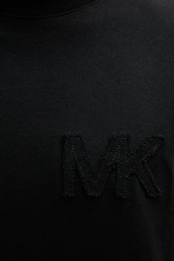 Michael Kors t-shirt bawełniany CS552HY1V2 czarny