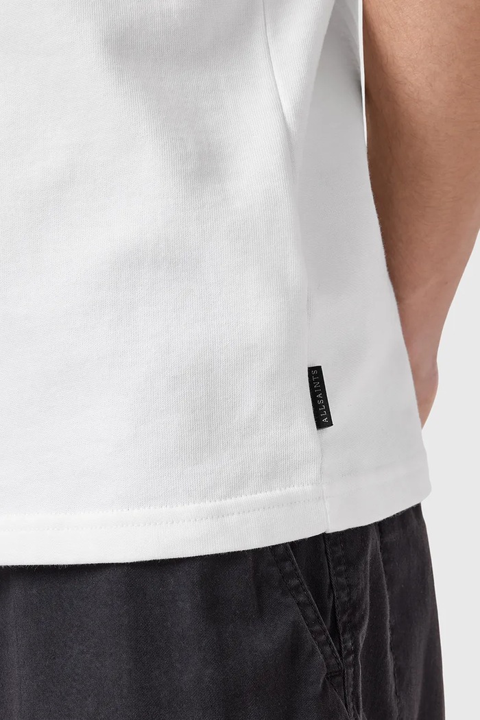 Odjeća Pamučna majica AllSaints NERO M013JB bijela