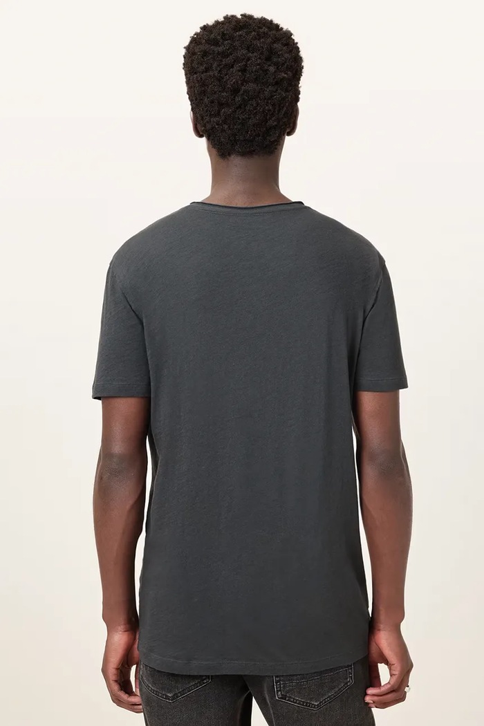 AllSaints T-shirt męski bawełniany FIGURE M025JB szary AW25