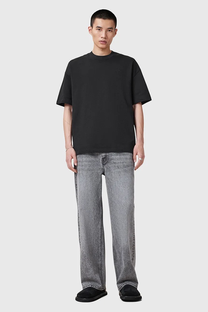 Pamučna majica AllSaints HAVEN M029JC crna