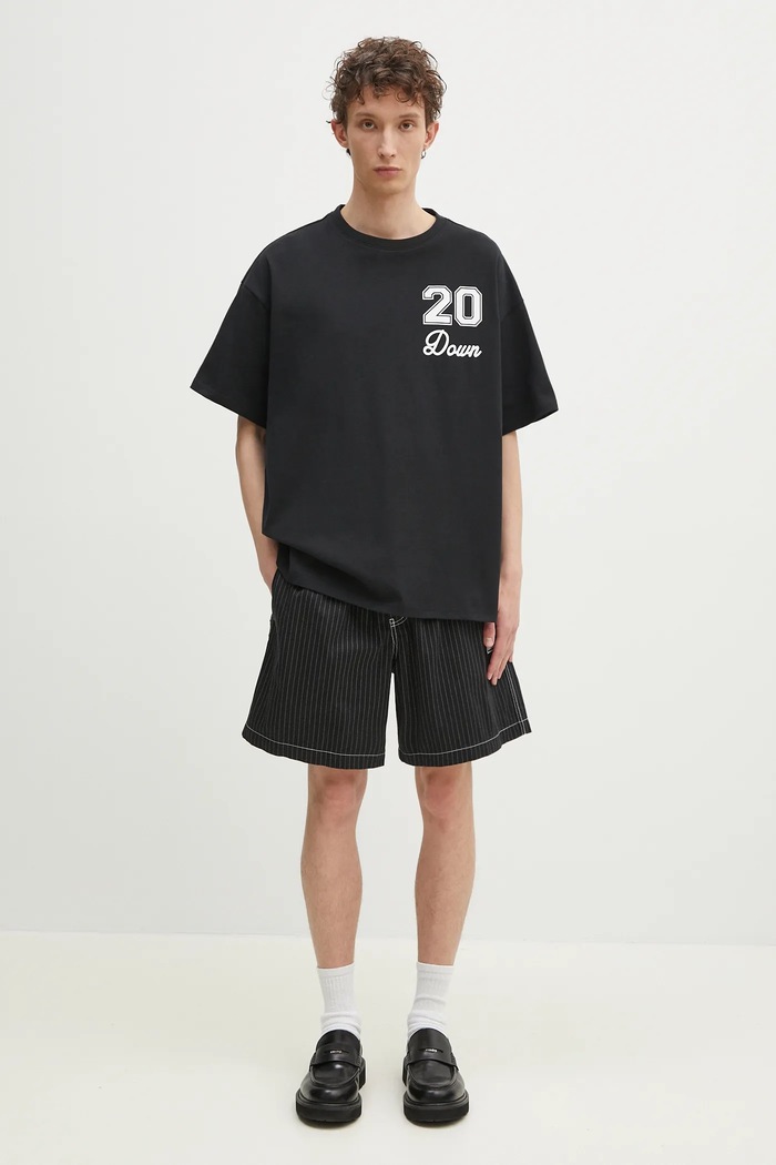 Βαμβακερό μπλουζάκι Converse Converse x Patta Gold Standard TShirt 10028296A02 μαύρο
