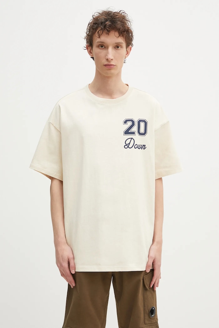 Βαμβακερό μπλουζάκι Converse Converse x Patta Gold Standard TShirt χαλαρό μπεζ 10028296A01
