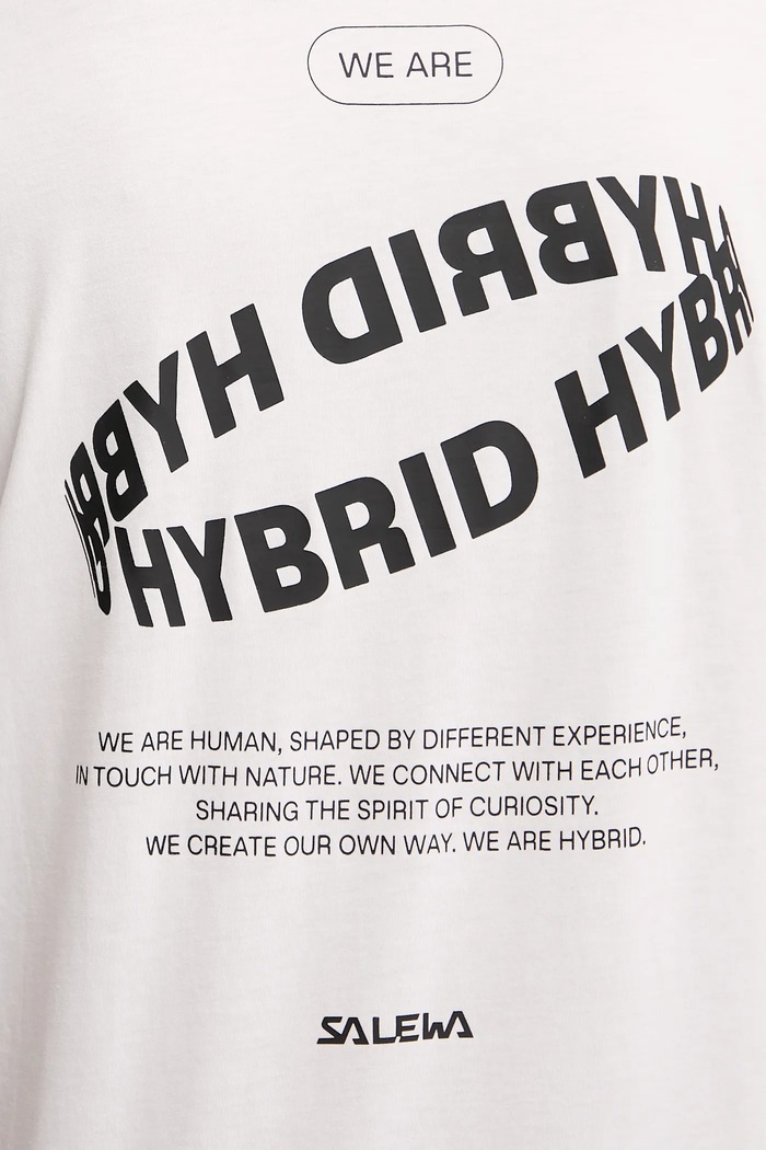 Salewa t-shirt sportowy Eagle Hybrid Loose 00.0000029106 biały