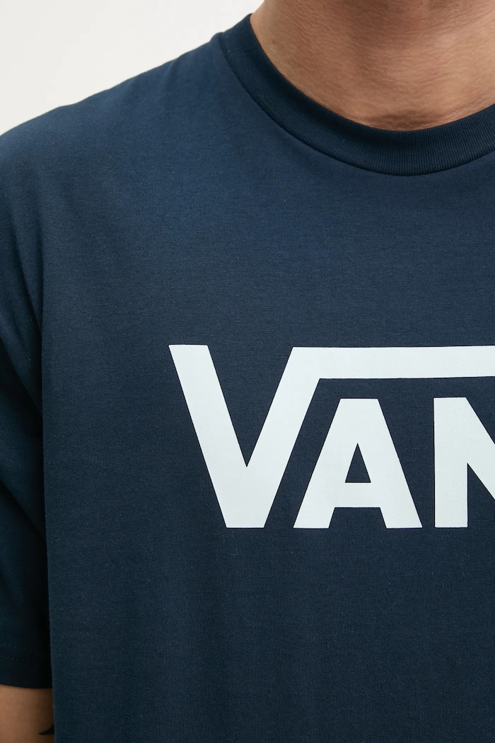 Vans tricou din bumbac VN000GGGEB41 bleumarin