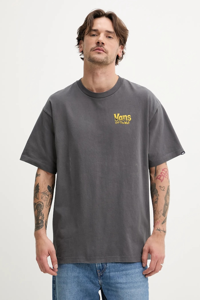 Odjeća Pamučna majica Vans VN000NWN1O71 siva