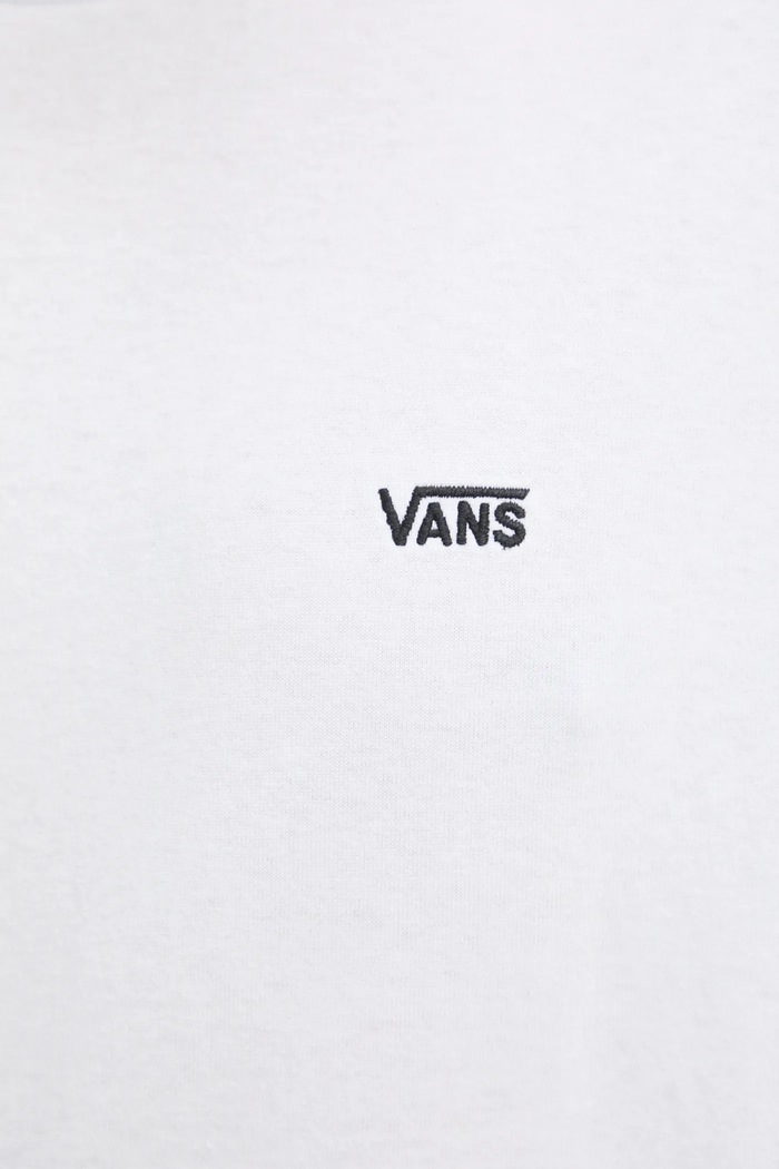 Bavlnené tričko Vans VN000P1PWHT1 biela